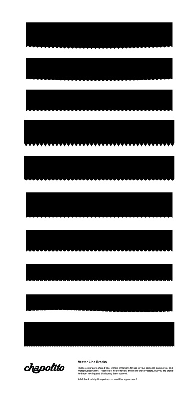 line breaks line breaks, dividers, borders